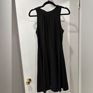 Tash + Sophie Elegant Black Sleeveless Midi Dress Medium